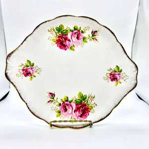 Royal Albert Bone China American Beauty Cookie Dessert Plate Made in England